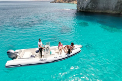 Comino Blue Lagoon Skippered Private Charter of Jokerboat Clubman RIB