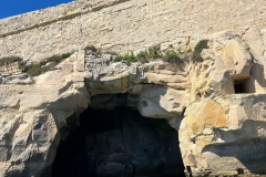 The Siege Bell Memorial and the hidden cave underneath